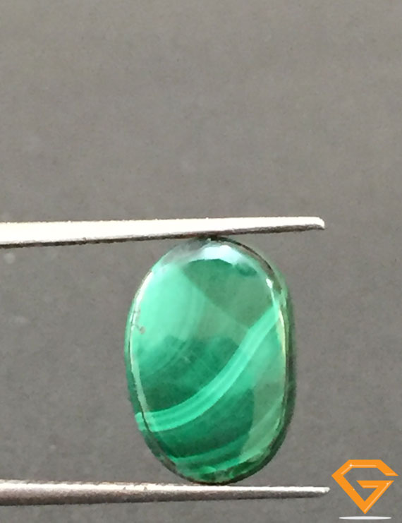 6.34 ct Natural Certified Malachite stone